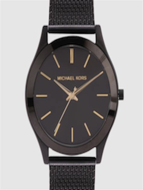 michael kors men black world disgin watch 280 dolars|Men's Black Oversized Watches .